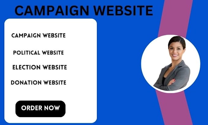 Gig Preview - Build political campaign website for your next election