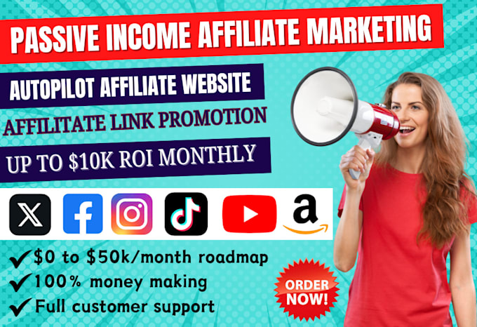 Gig Preview - Do clickbank affiliate marketing sales funnel autopilot amazon affiliate website
