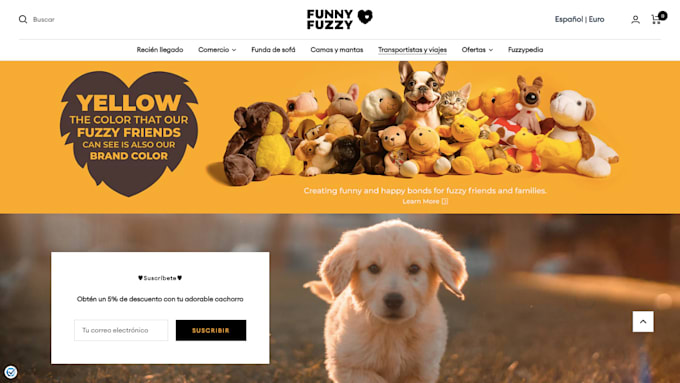 Gig Preview - Design dog toys shopify website food toys store chew toys pet toys dropshipping