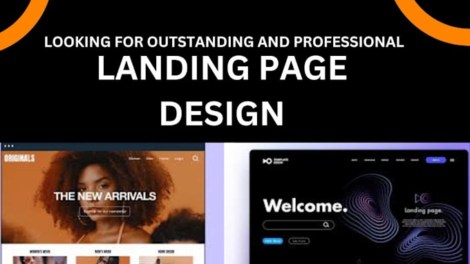 Gig Preview - Design modern professional wordpress landing page