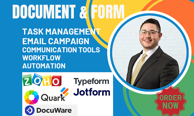 Gig Preview - Setup document zoho crm jotforms panadoc docuwear docusign typeform hellosign