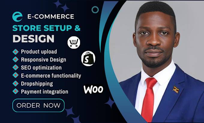 Gig Preview - Do ecommerce ecwid store shopify dropshipping store woocommerce