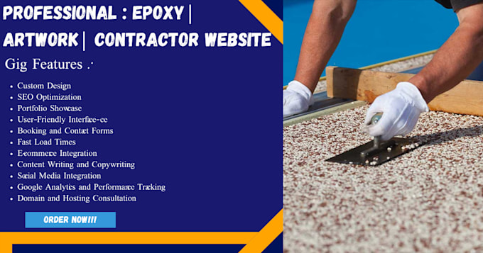 Bestseller - erect concrete coating epoxy woodwork carpentry contractor construction website