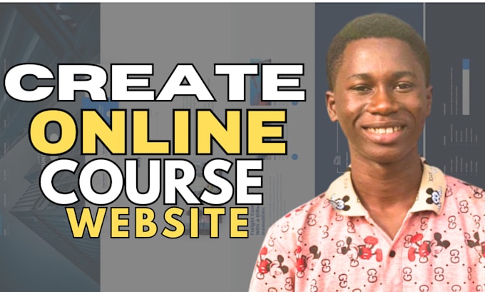 Gig Preview - Create online course website on thinkific, teachable, kajabi, podia