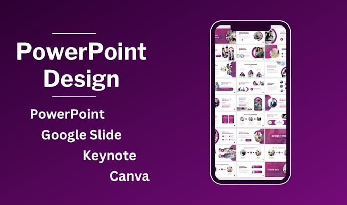 Gig Preview - Redesign powerpoint PPT canva and google slides powerpoint template keynote