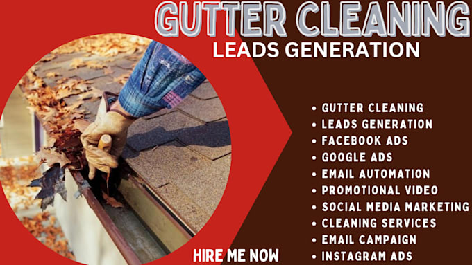 Bestseller - gutter and roof cleaning leads, facebook ads, video google ads cleaning services