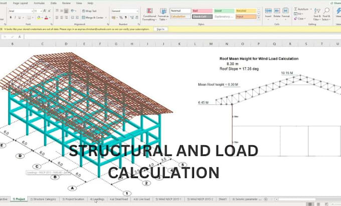 Gig Preview - Provide professional structural engineering and load calculations for US project