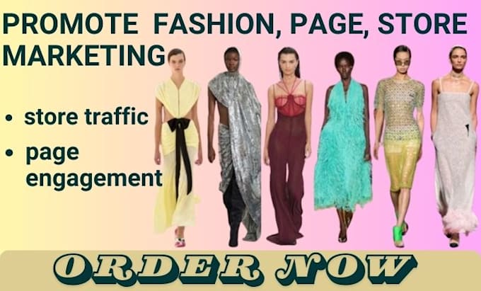 Gig Preview - Do fashion page shoutout and store promotion, fashion marketing, page engagement