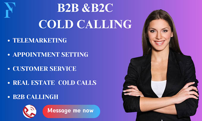 Gig Preview - Do  b2b cold calling, telemarketing for uk and appointment setting