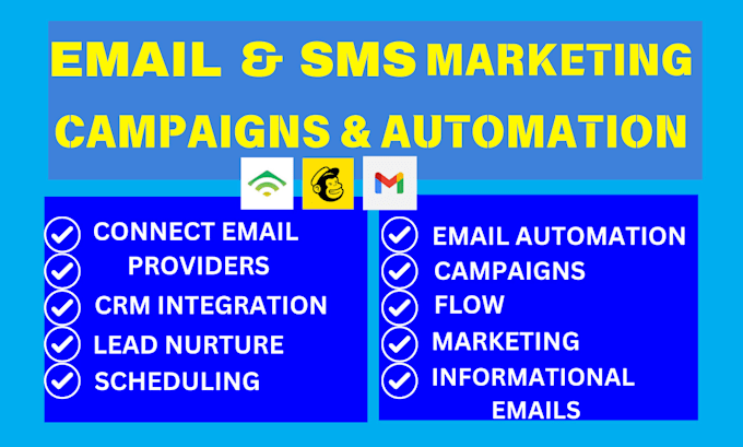 Gig Preview - Send bulk email marketing campaign manage email blast automated emails zapier