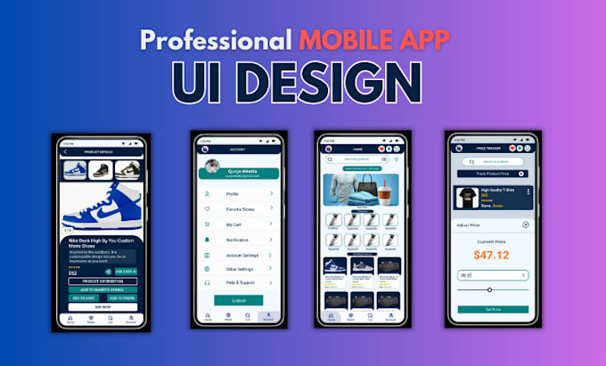 Gig Preview - Do expert UI UX design for mobile apps across all industries