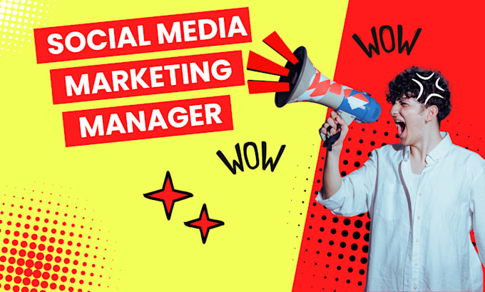 Gig Preview - Be your social media marketing manager for your business growth