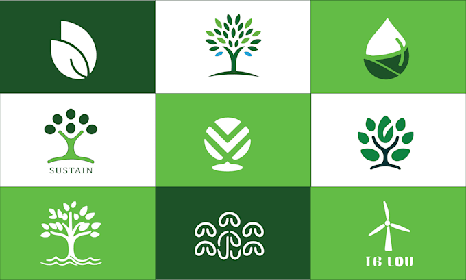 Gig Preview - Create an eco friendly logo for a sustainable green brand