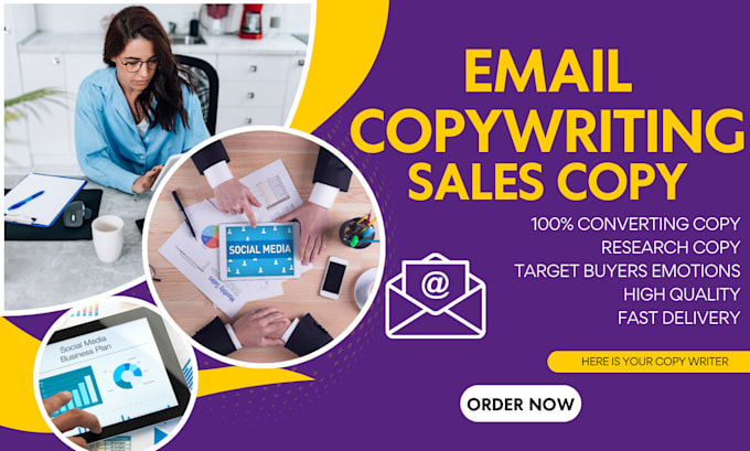 Gig Preview - Do persuasive sales copywriting for your sales page, ad copy, email copywriter