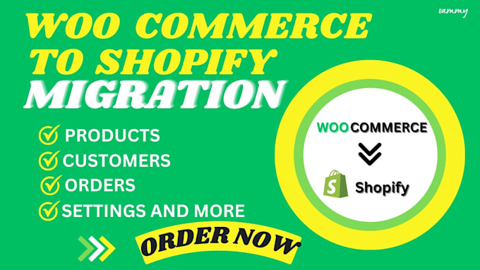 Gig Preview - Migrate wordpress woo commerce website to shopify store