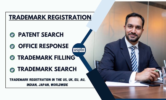 Gig Preview - Usa trademark registration uspto trademark filing search brand registry