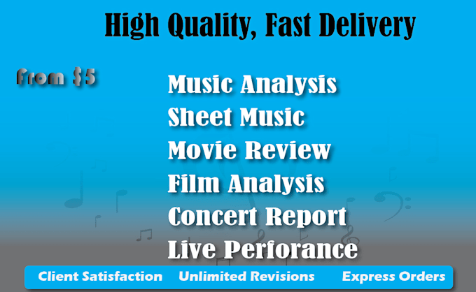 Bestseller - review films, music sheets, and write detailed analysis