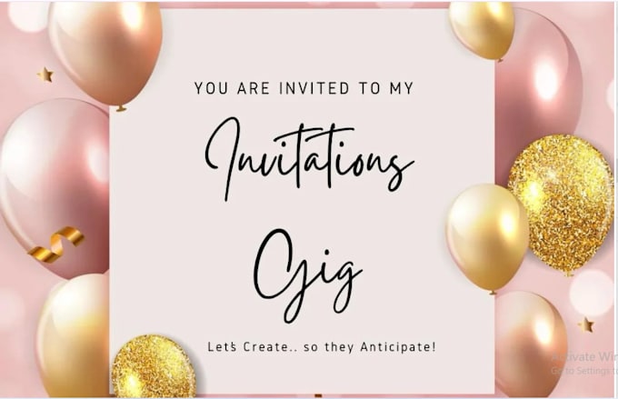 Gig Preview - Design beautiful christmas greeting invitation party card