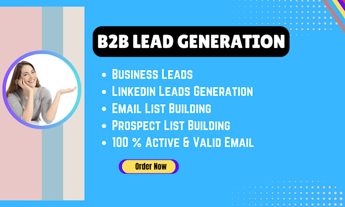 Bestseller - do highly targeted b2b lead generation and linkedin lead generation