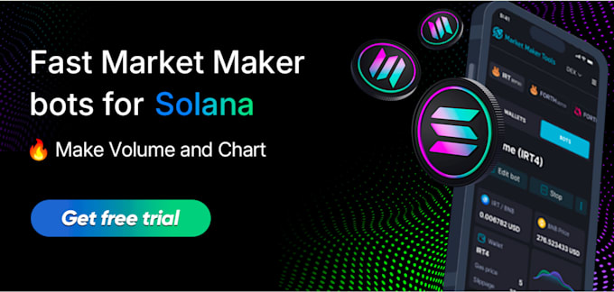 Gig Preview - Build telegram bot solana front running bot volume bot holder bot market maker