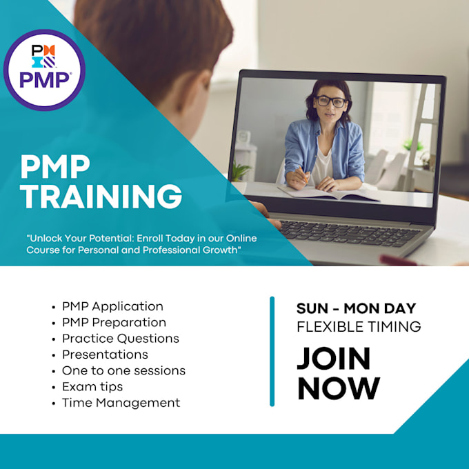 Gig Preview - Certified pmp project management training