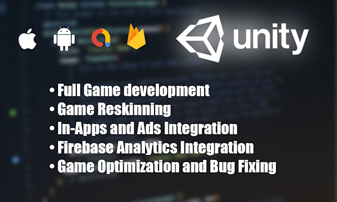 Gig Preview - Develop 3d 2d android games in unity, ready for release