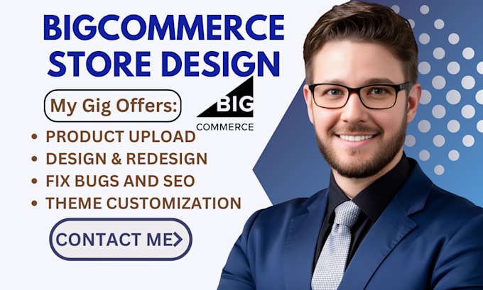 Gig Preview - Design bigcommerce website redesign bigcommerce store product listing