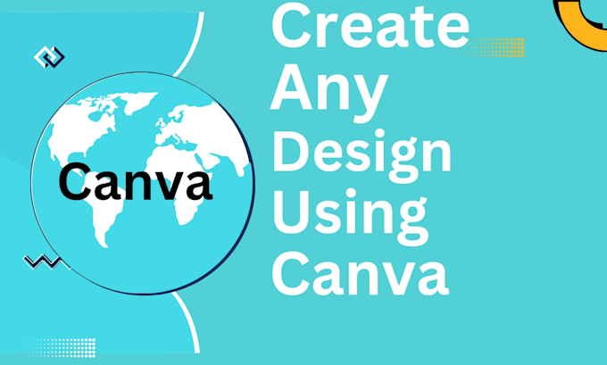 Gig Preview - Create any design using canva