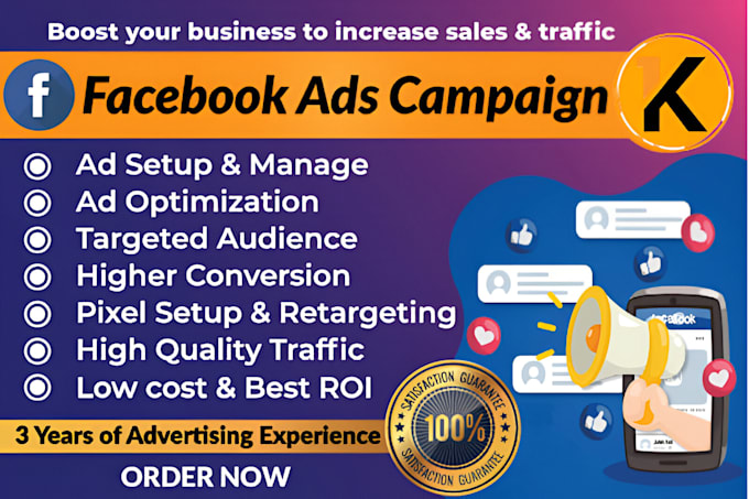 Gig Preview - Facebook, instagram, meta ads campaign manager, fb advertising, marketing expert