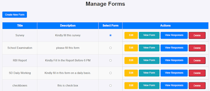 Gig Preview - Create google forms like portal to embed in your website