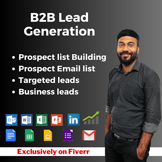 Bestseller - do targeted b2b lead generation, lead prospecting and list building