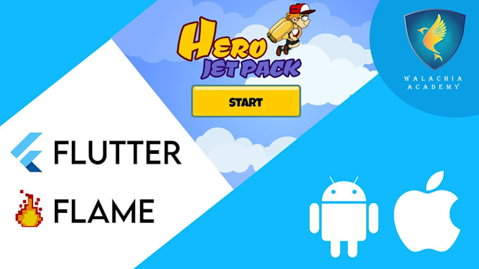 Bestseller - create 2d game with flutter flame for android , ios