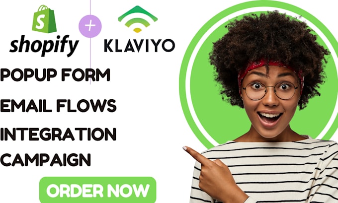 Gig Preview - Create klaviyo popup form, klaviyo marketing flows, shopify klaviyo integration