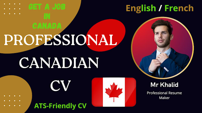 Gig Preview - Create an ats optimized canadian CV for job applications and immigration