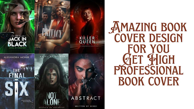 Gig Preview - Create book cover design and kindle cover design for you