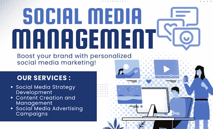 Gig Preview - Professionally manage your social media accounts