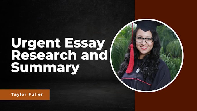 Bestseller - do essay research and summary in 24 hours