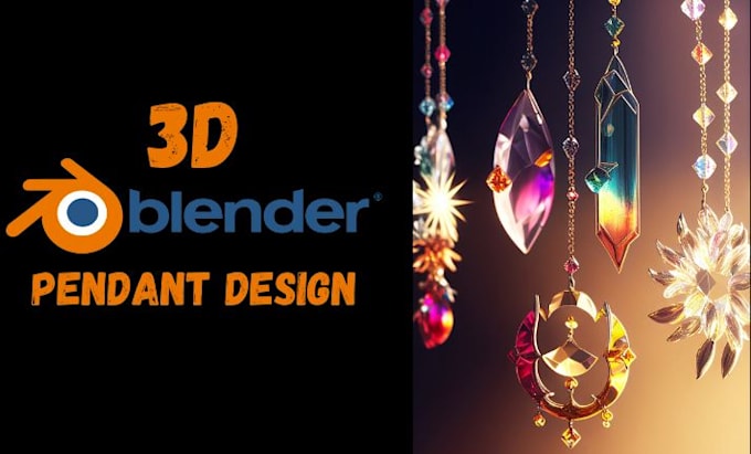 Gig Preview - Design 3d pendant jewelry design, bas relief, 3d product modeling, medallion