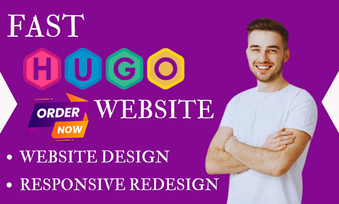 Gig Preview - Build static mordern and rsponsive hugo website redesign