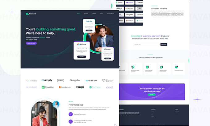 Gig Preview - Do figma website design, landing page, website UI UX design