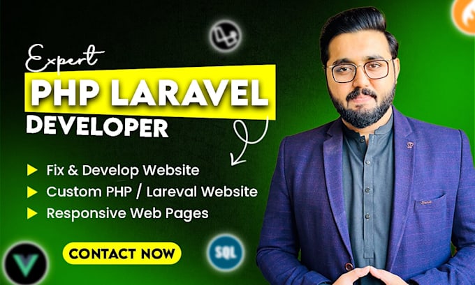 Bestseller - expert php laravel vue js front end developers for custom projects