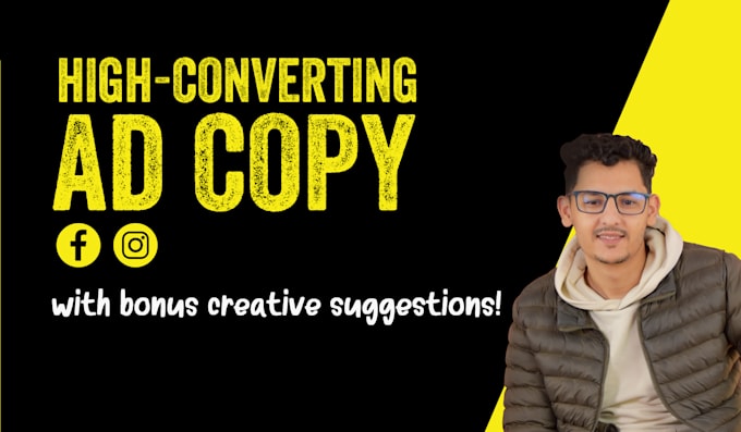 Gig Preview - Write a converting ad copy for your facebook ads