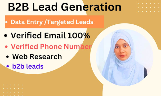 Bestseller - targeted b2b lead generation,business leads and email list