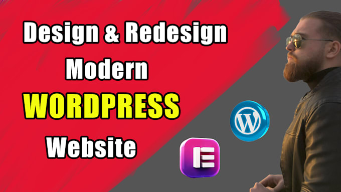 Gig Preview - Design and develop a responsive wordpress website for you