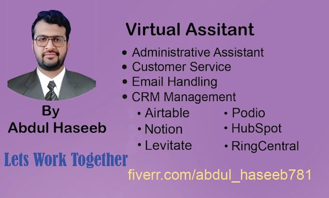 Bestseller - be your virtual assistant for data entry, CRM management and data mining