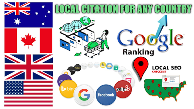 Gig Preview - Do top local SEO citations brightlocal, yext, moz, and more