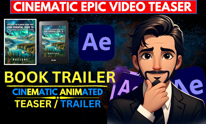 Gig Preview - Create an engaging and animated book trailer