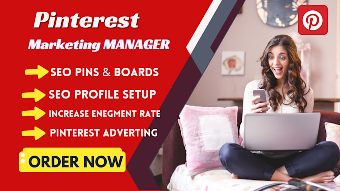 Bestseller - set up, optimize, and manage pinterest marketing, including pins and boards