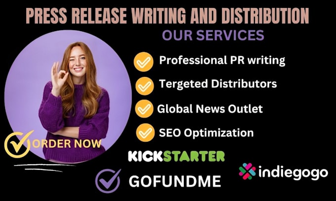 Gig Preview - Write press release to boost your crowdfunding campaign within 24 hours