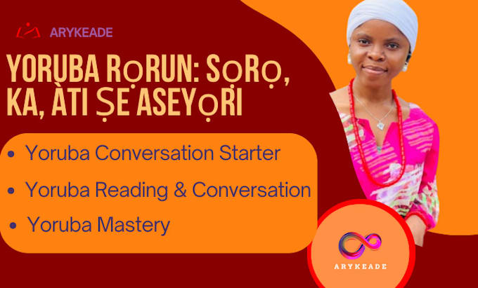 Gig Preview - Teach you how to speak a conversational yoruba language